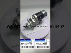 KBZE 600-863-4110 कोमात्सु SAA6D102E इंजन 600-863-4210 स्टार्टर मोटर असेंबली 24V 10T 4.5KW