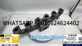 KBZE 384-2286 T412663 3778M282 320D2 323D2 924K 930K 535D 545D के लिए एग्जॉस्ट मैनिफोल्ड, CAT C6.6 को बदलें