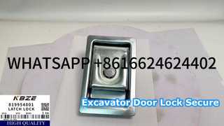 KBZE OEM गुणवत्ता XCMG 819954001 XE200 XE210 XE215 एक्सकेवेटर स्पेयरपार्ट के लिए साइड डोर लॉक