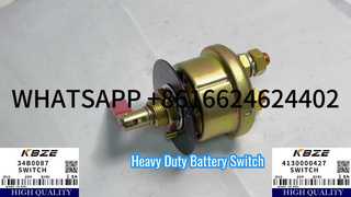 KBZE बैटरी मुख्य स्विच लिउगोंग 34B0087 SDLG 4130000427 XCMG 803694579 CLG922 XE215 एक्सकेवेटर के लिए