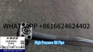 लुगोंग CLG922E उत्खनन यंत्र के लिए KBZE बकेट सिलेंडर रिटर्न ऑयल पाइप 10D0985 - उच्च दबाव प्रतिरोधी