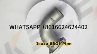 8-98180384-0 1-14112756-0 ISUZU 6BG1 इंजन पाइप; हिताची ZAX200-5 ZAX240-3 ZAX250 ZAX260 के लिए इनलेट