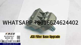 KBZE OEM 02/910917 फिल्टर बेस जेसीबी JS205 JS215 JS220 NXT215 एक्सकेवेटर के लिए फिट बैठता है