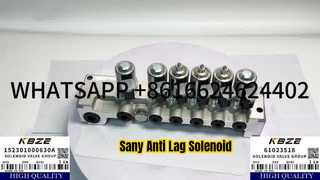 KBZE ब्रांड 61023518 SANY 152301000630A 60136331 SY195 S205 S210 SY215 SY के लिए एंटी लैग सोलनॉइड ग्रुप