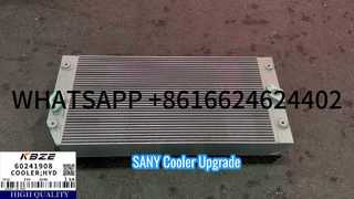 SANY SY235-9 SY240-9 खुदाई स्पेयर पार्ट्स के लिए फैक्टरी आपूर्ति KBZE 60241908 हाइड्रोलिक तेल कूलर