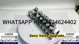 KBZE 152301000629A SANY 61023519 SY195 S205 S210 SY215 SY245 SY285 के लिए सोलनॉइड वाल्व समूह