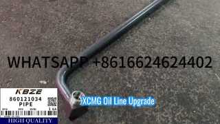 XCMG XE205/XE215/XE245 के लिए KBZE 860121034 बाल्टी सिलेंडर ऑयल रिटर्न लाइन - उच्च दबाव