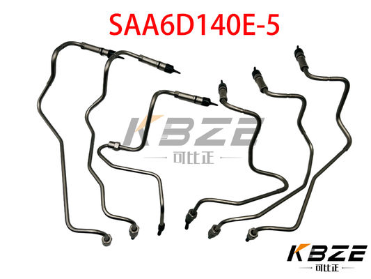 SAA6D140E-5 ENGINE HIGH PRESSURE FUEL INJECTOR PIPE SET FOR KOMATSU EXCAVATOR
