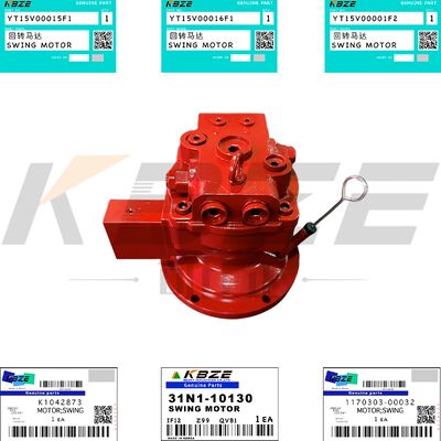 KBZE 31N1-10130 K1042873 170303-00032 DOOSAN DAEWOO SMALL EXCAVATOR JMF43 SG025 SWING MOTOR YT15V00015F1 YT15V00016F1 YT15V00001F2 YT15V00005F2 6H 15T R75 R80 DH75 DH80 DX80 SK75 SK80