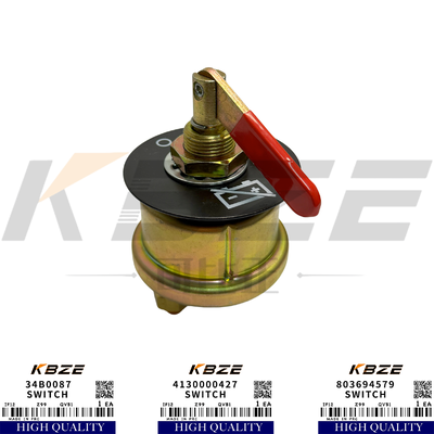 KBZE BATTERY MAIN SWITCH LIUGONG 34B0087 SDLG 4130000427 XCMG 803694579 FOR CLG922 XE215 EXCAVATOR