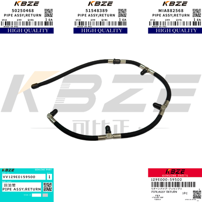 129E00-59500 YANMAR 4TNV98C/CT ENGINE OVERFLOW PIPE VV129E0159500 KOBELCO SK75-7 SK85-8 EXCAVATOR