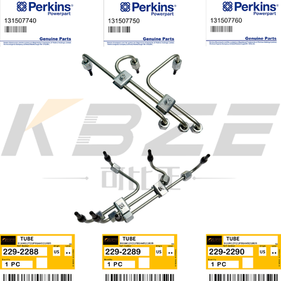 KBZE E301.5 E301.7 C-A-T C1.1 C1.5 3013C ENGINE FUEL LINES 229-2288 229-2289 229-2290 FITS PERKINS 403D-11 ENGINE 131507740 131507750 131507760