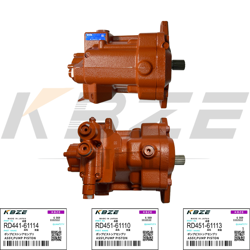 KBZE RD441-61114 KUBOTA U48-4 HYDRAULIC PUMP ASS'Y RD451-61113 KYB PSVL-54CG RD451-61110