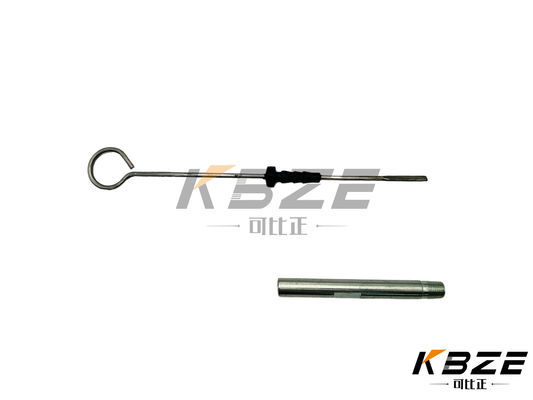26CM DIPSTICK / 12.2CM HOUSING SY75-8 स्विंग मोटर SANY के लिए हाइड्रोलिक तेल DIPSTICK सेट