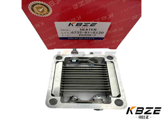 KBZE KOMATSU 6732-81-5120 6732815120 खुदाई इंजन हीटर KOMATSU S4D102E/S6D102E डीजल इंजन के लिए प्रतिस्थापन