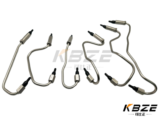 6CT8 HYUNDAI एक्सकेवेटर के लिए इंजन उच्च दबाव ईंधन इंजेक्टर पाइप सेट