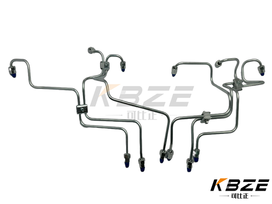 6D34 KOBELCO और KATO EXCAVATOR के लिए इंजन उच्च दबाव ईंधन इंजेक्टर पाइप सेट