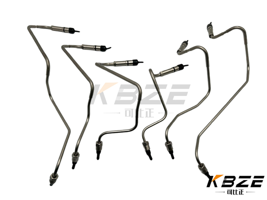 उच्च गुणवत्ता KOMATSU SAA12V140E-3 दाईं ओर 6219-71-4111 6219-71-4121 ईंधन इंजेक्टर पाइप / उच्च दबाव ईंधन लाइन ASSY