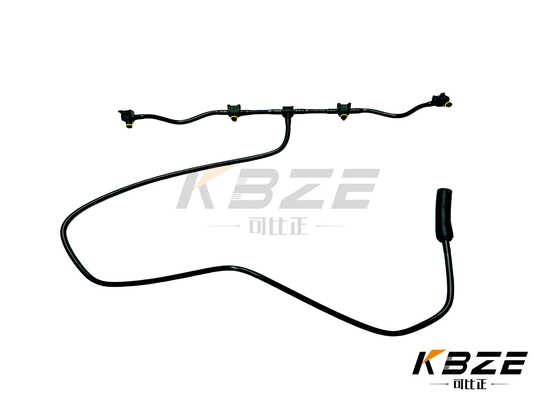 OEM ईंधन रिसाव JCB JS160 320/07225 KBZE इंजन उच्च काले के लिए रेल पाइप से