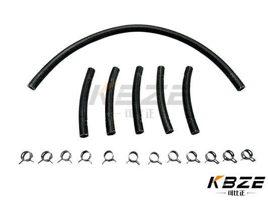 EXCAVATOR SK160 SK200 SK210 MITSUBISHI 4D31 6D31 6D34 VAMS602013 VAMS602073 लचीला इंजेक्टर तेल वापसी नली