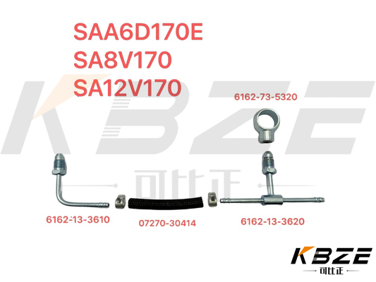 KOMATSU S6D170E SA12V170 SA8V170 6162-73-5320 6162-13-3620 ईंधन इंजेक्शन रिसाव पाइप