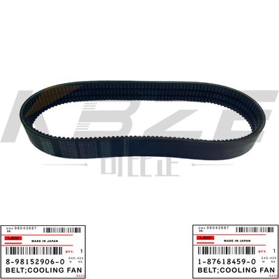 HITACHI ZAX200-5 खुदाई करने वाला यंत्र 8-98152906-0 1-87618459-0 बेल्ट; ISUZU 6BG1 6HK1 इंजन के लिए कूलिंग फैन