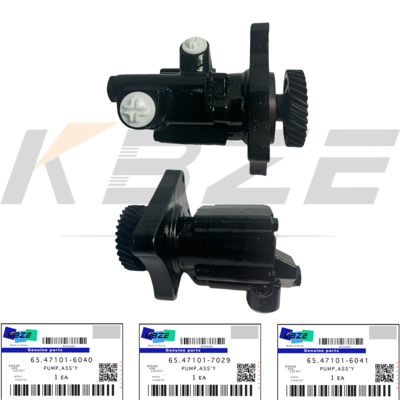 65.47101-6040 DOOSAN DAEWOO DE12 स्टीयरिंग पंप 65.47101-6041 65.47101-7029