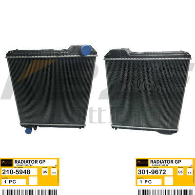 KBZE BRANDS 301-9672 210-5948 CAT C4.4 रेडिएटर 416E 420E 432E 444E बैकशू लोडर के लिए फिट